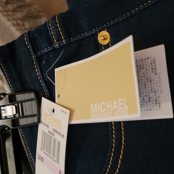 Michael Kors overdyed Izzy Skinny jeans.  Size 6 NWT stretchy mid-rise cargo poc - Picture 9 of 14